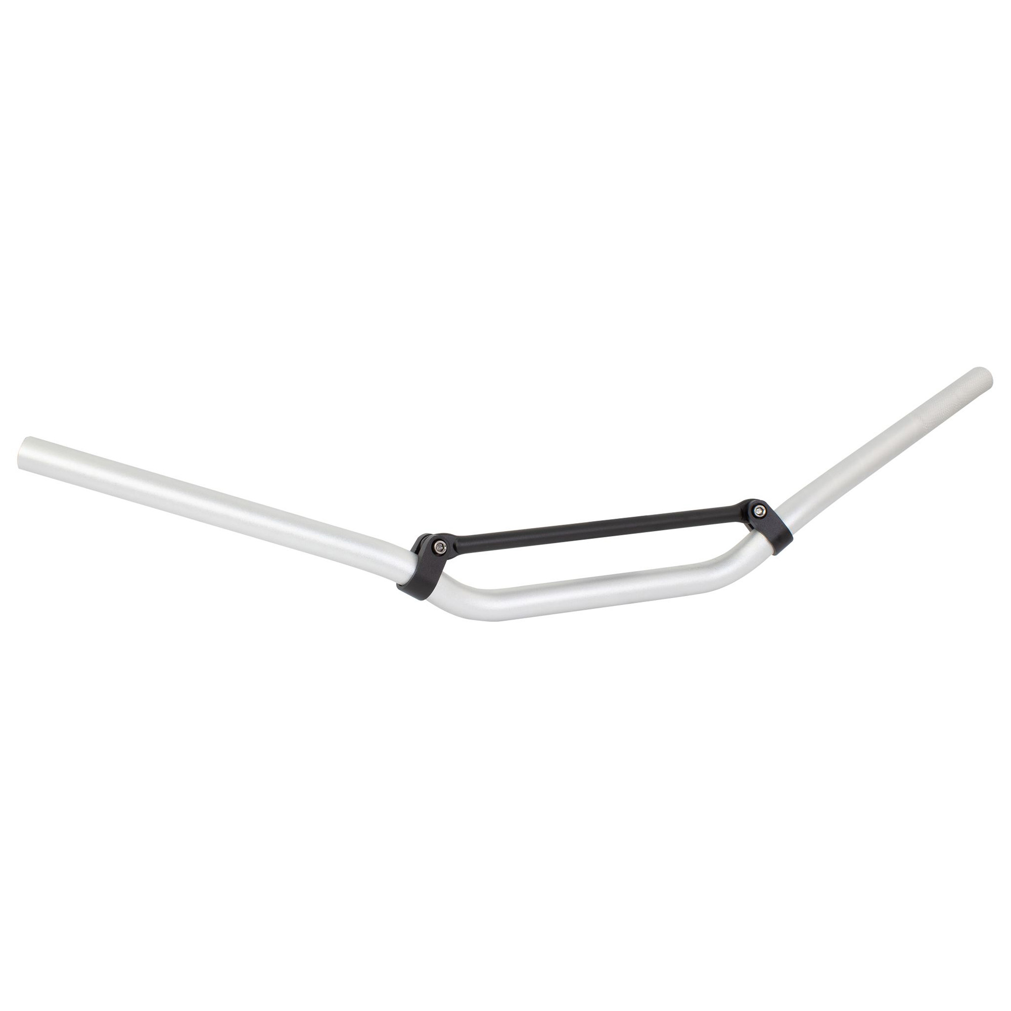 Bike It Shot Peen stříbrná střední řídítka s hrazdou