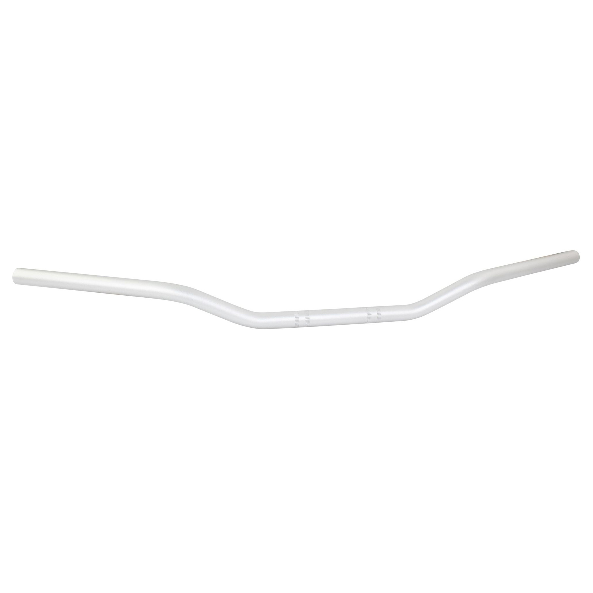 Bike It Shot Peen stříbrná nízká řídítka bez hrazdy