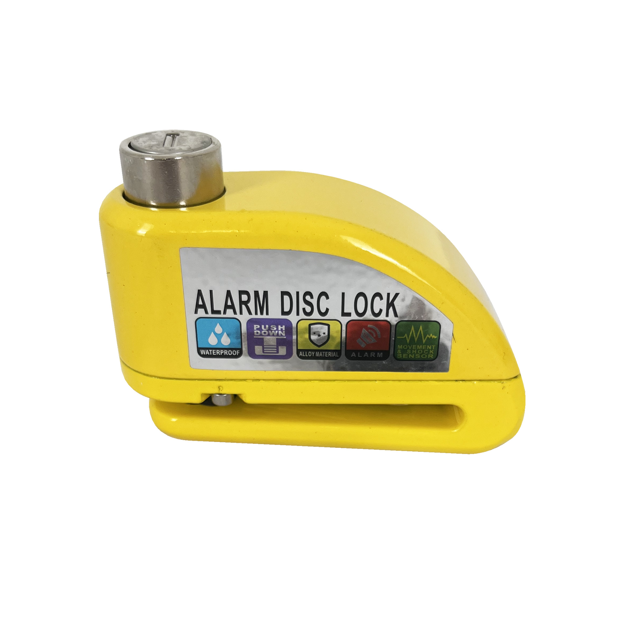 Mammoth Howler 110dB kotoučový zámek na motorku s alarmem aktivovaný pohybem