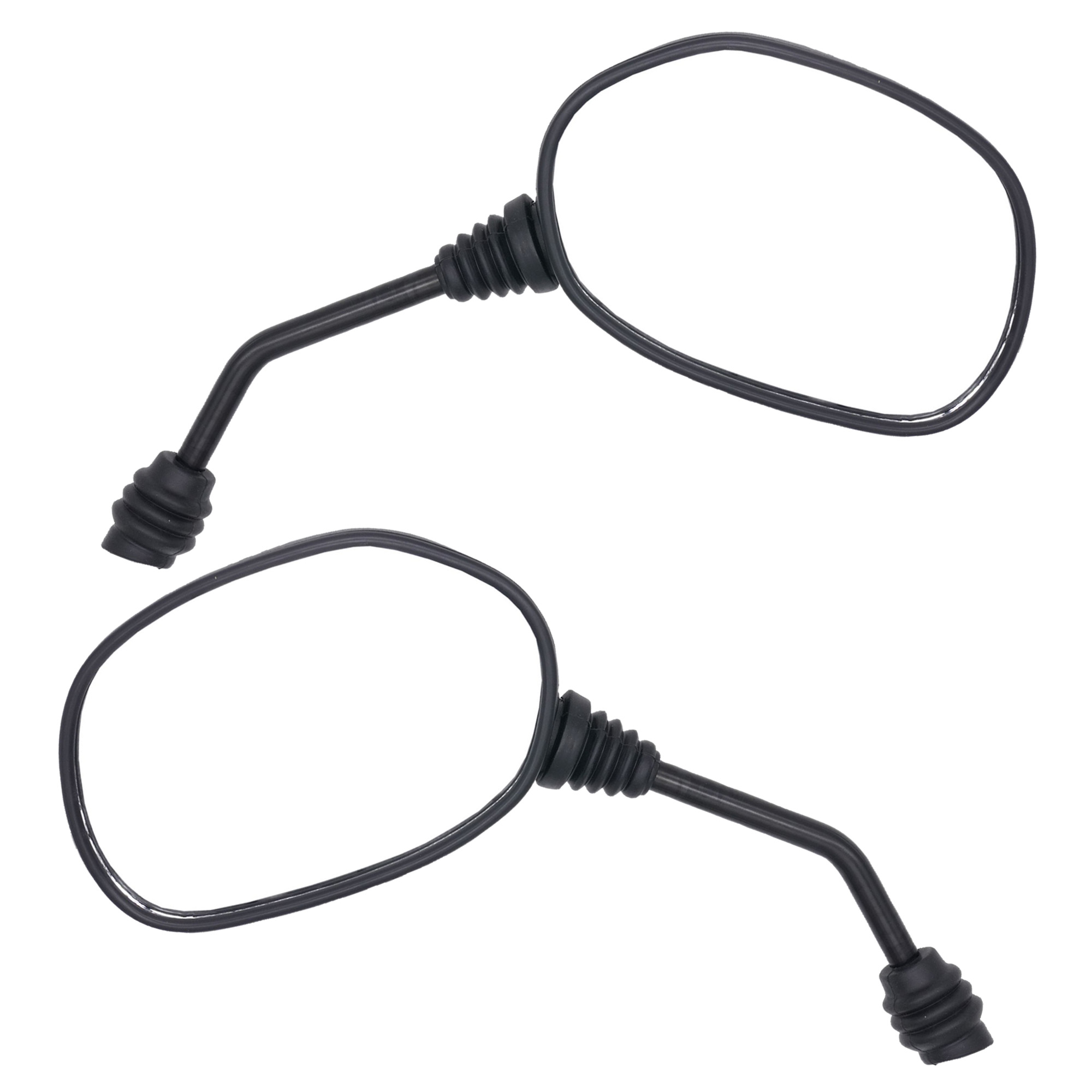 Universal Mirror Set Black Scooter 8mm (Standard Thread) Pair (MRU058)