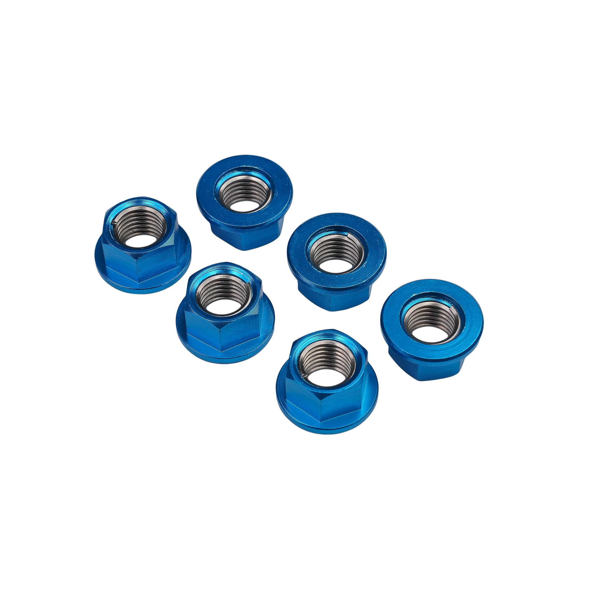 Bike It  Sada matic zadního ozubeného kola 10mm modré (6ks)