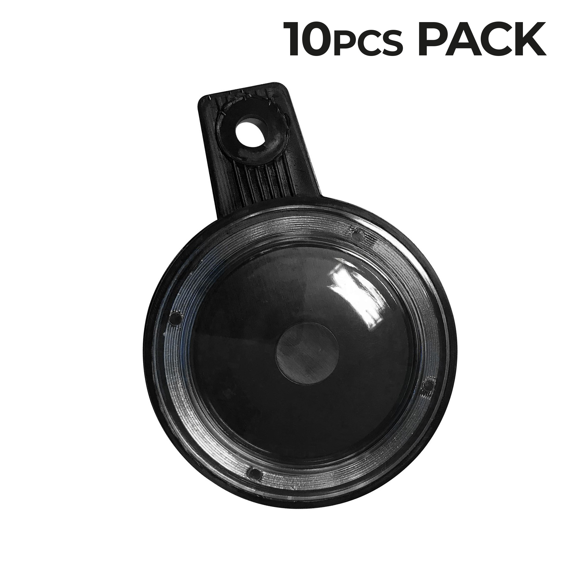 Bike It plastový držák pro kotouček, kulatý, černý- balení po 10ks