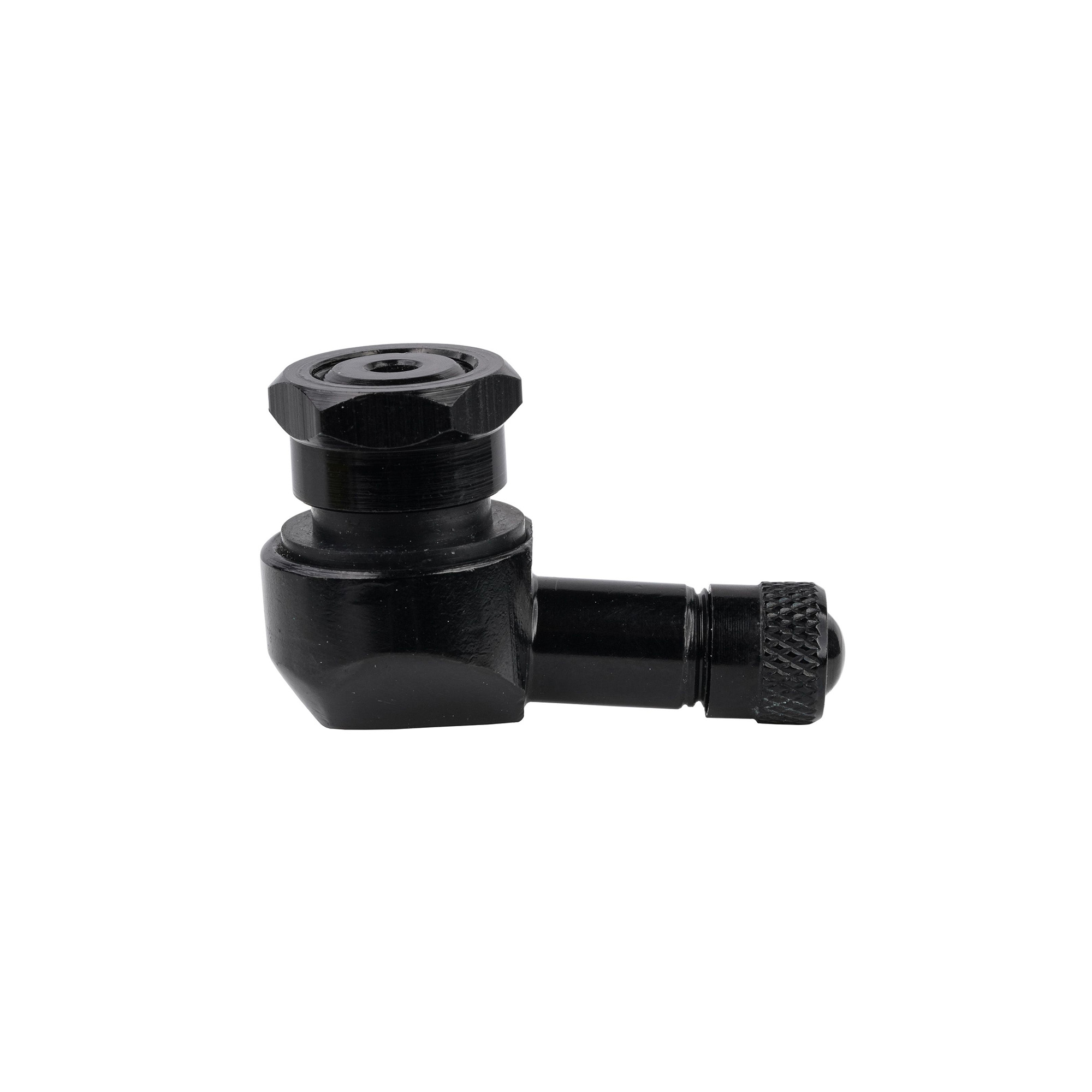 Bike It Aluminium 90Â° Tubeless Valve 8.3mm (Black - 1 Piece)