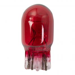 Bike It - red tint rear light bulb for honda 12v 21/5w t20 wedge 1pc #5471a