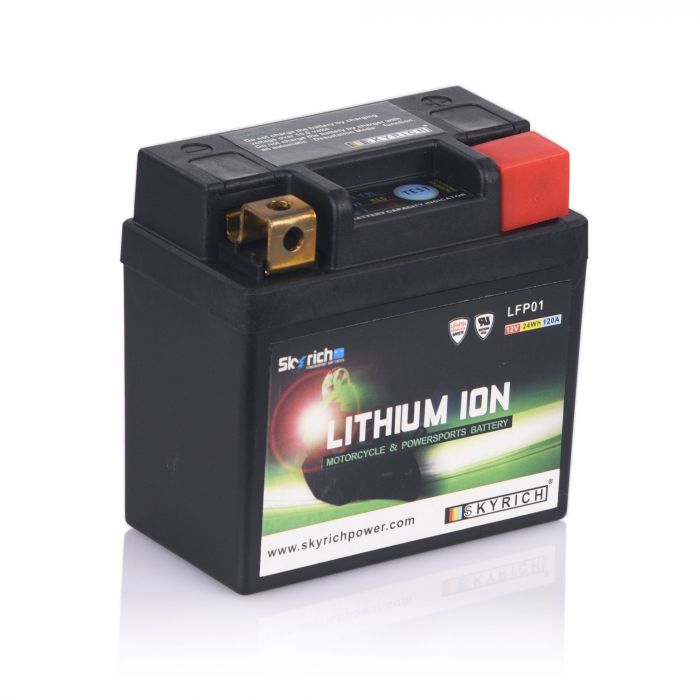 Thunder Power Battery Lithium-12V 2Ah Aprilia Scarabeo 100 2T 00/01 No  Acidic